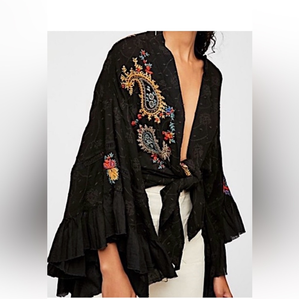 Free People Kimono style top